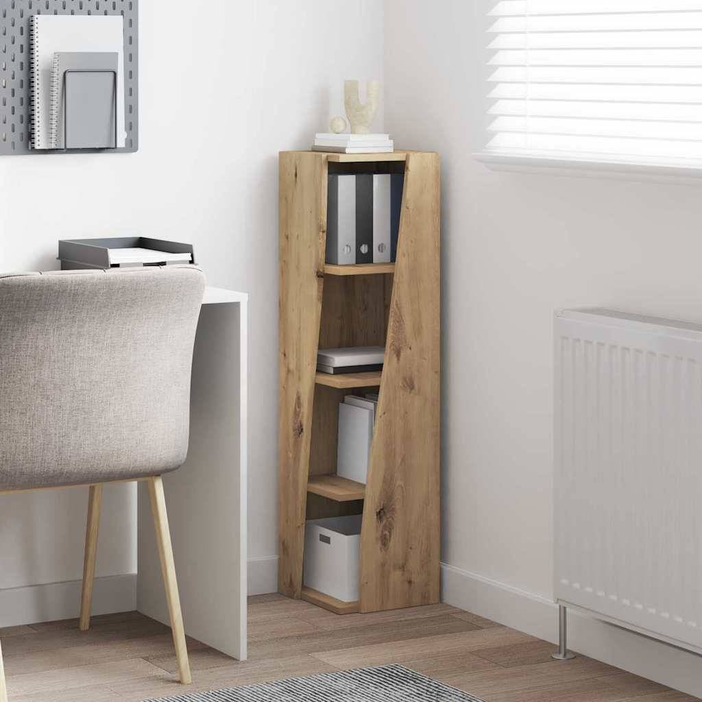 vidaXL Eckschrank Artisan-Eiche 27,5x27x102cm Holzwerkstoff