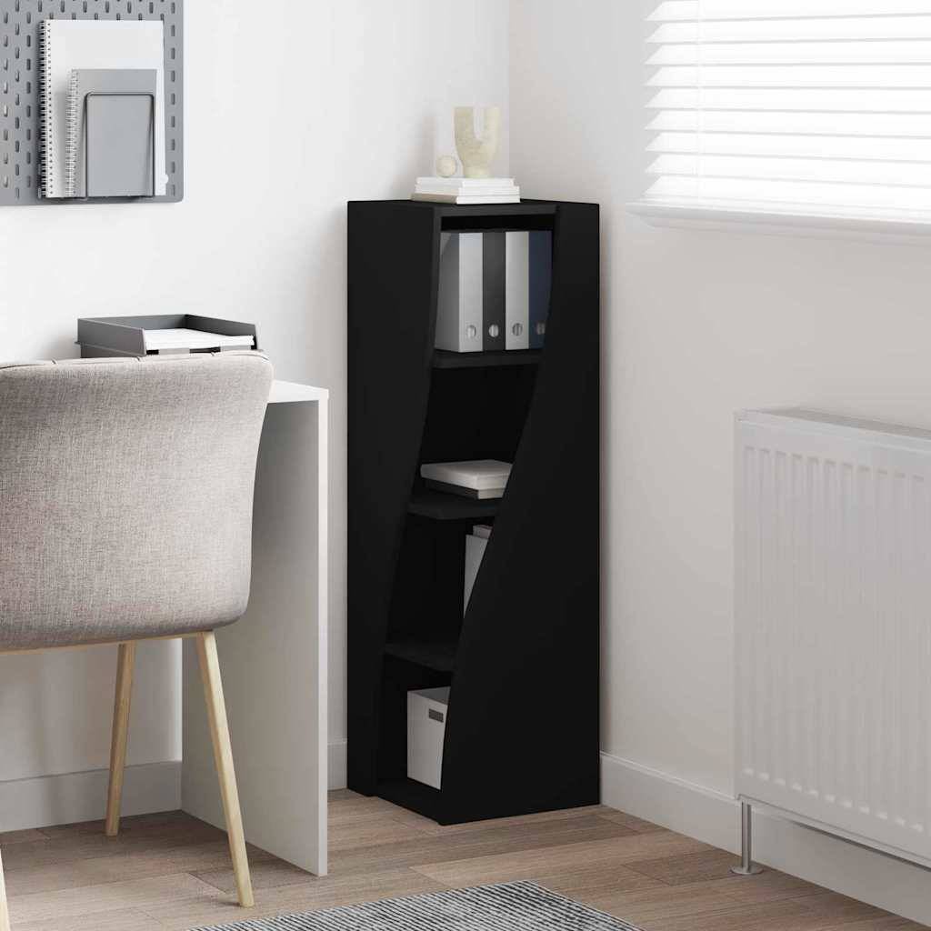 vidaXL Eckschrank Schwarz 32x32x102cm Holzwerkstoff