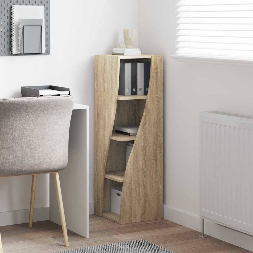 vidaXL Eckschrank Sonoma-Eiche 32x32x102cm Holzwerkstoff
