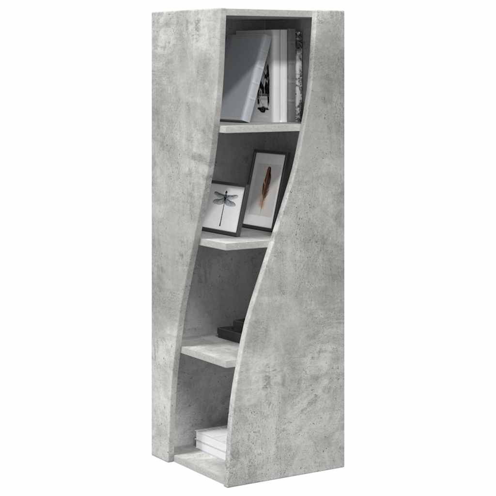 vidaXL Eckschrank Beton Grau 32x32x102cm Holzwerkstoff