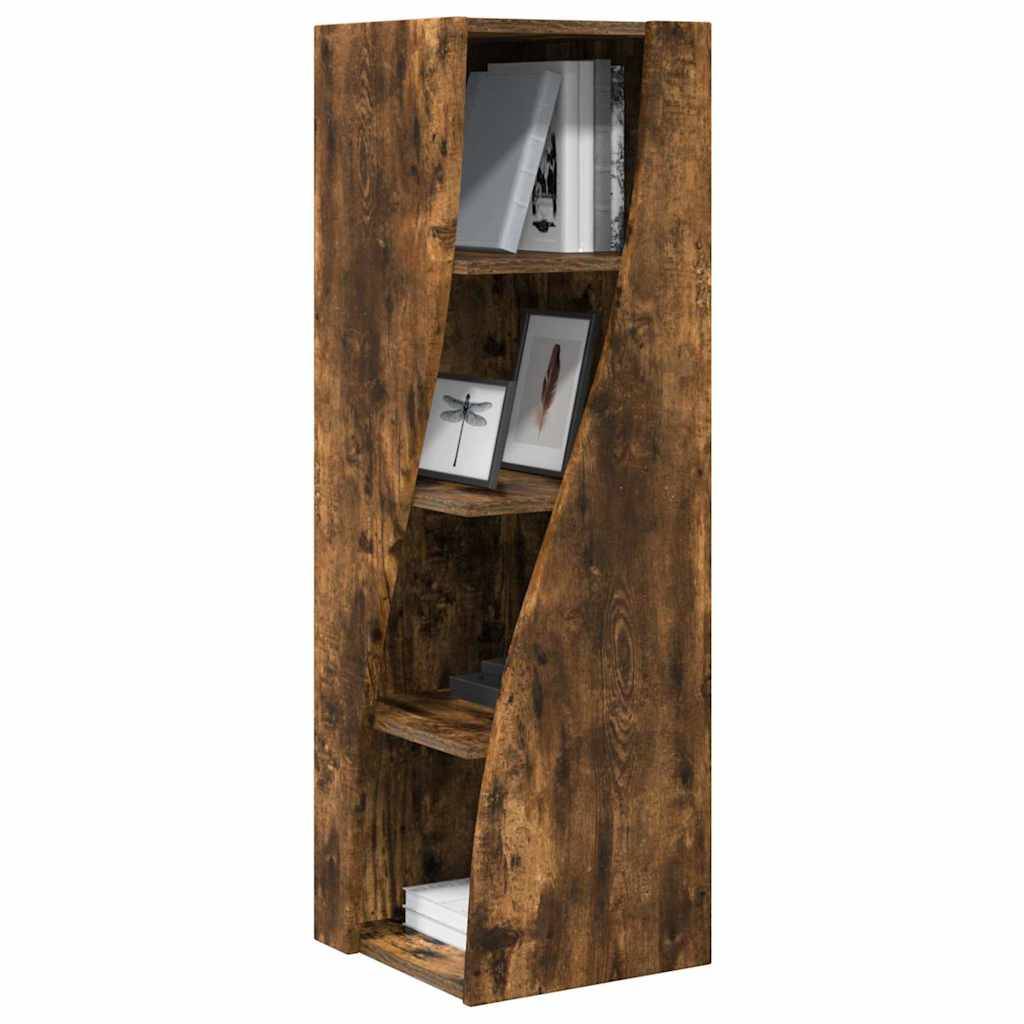 vidaXL Eckschrank Geräucherte Eiche 32x32x102cm Holzwerkstoff