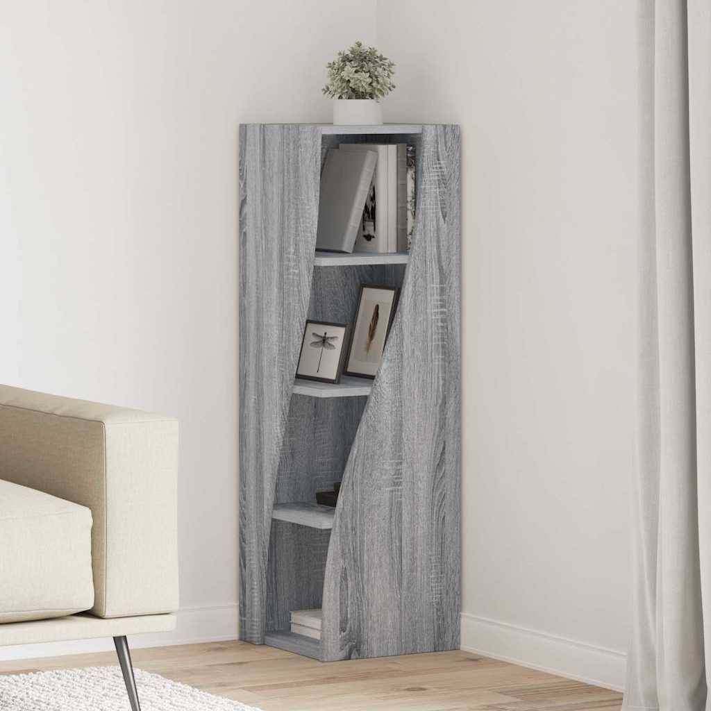 vidaXL Eckschrank Graues Sonoma 32x32x102cm Holzwerkstoff