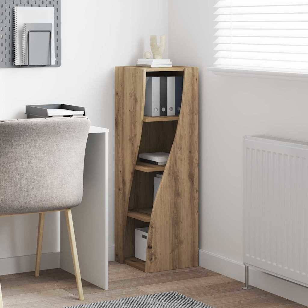 vidaXL Eckschrank Artisan-Eiche 32x32x102cm Holzwerkstoff