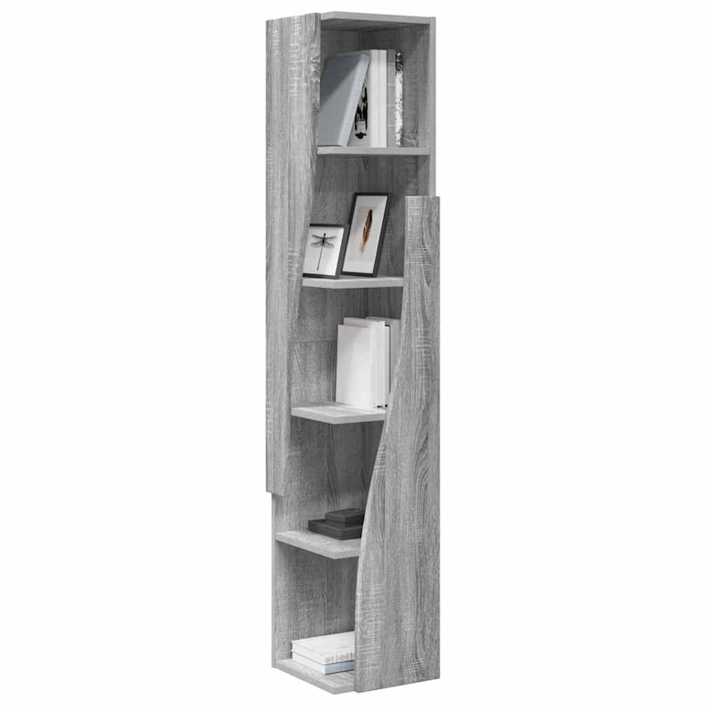 vidaXL Eckschrank Graues Sonoma 27,5x27x140cm Holzwerkstoff