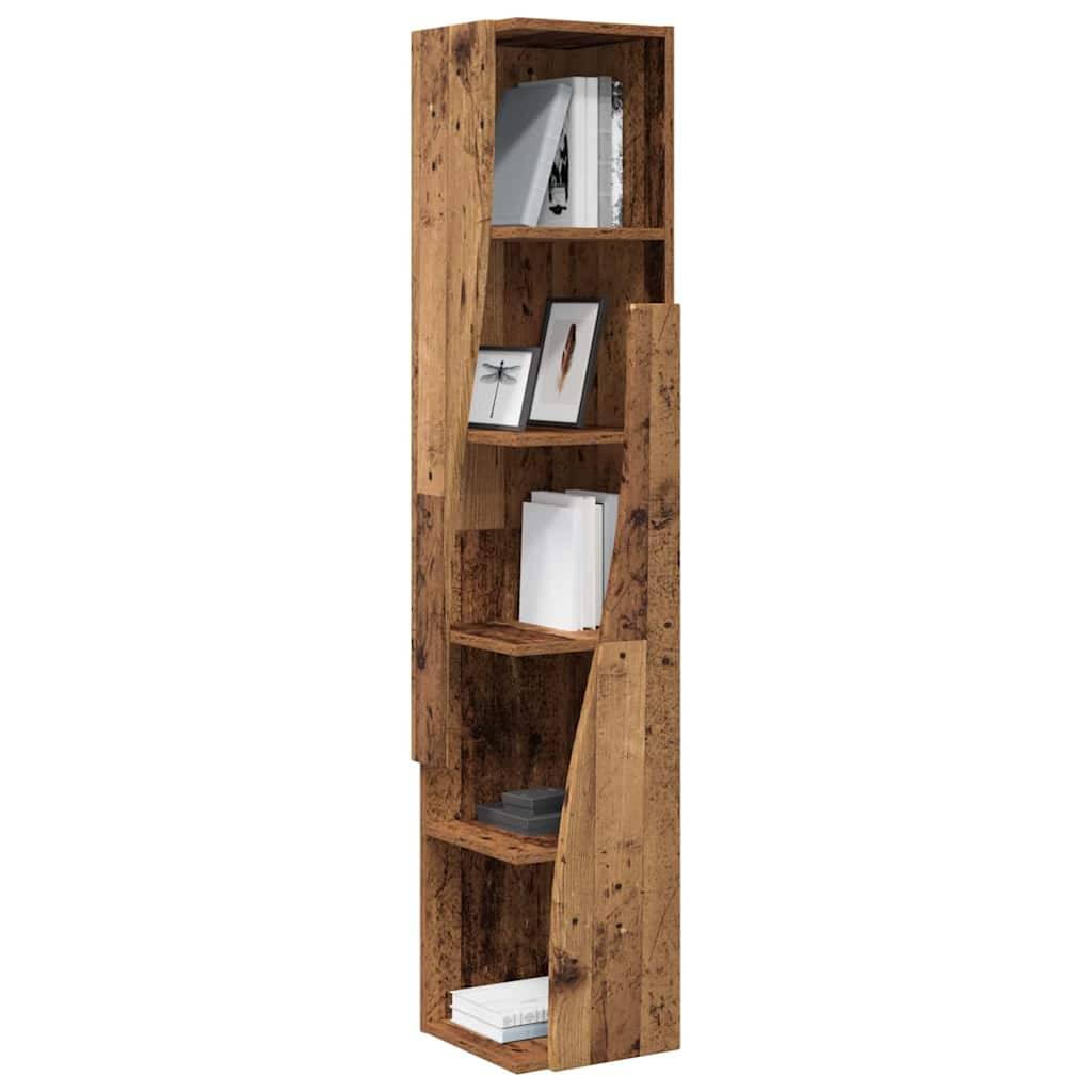 vidaXL Eckschrank Altholz 27,5x27x140cm Holzwerkstoff
