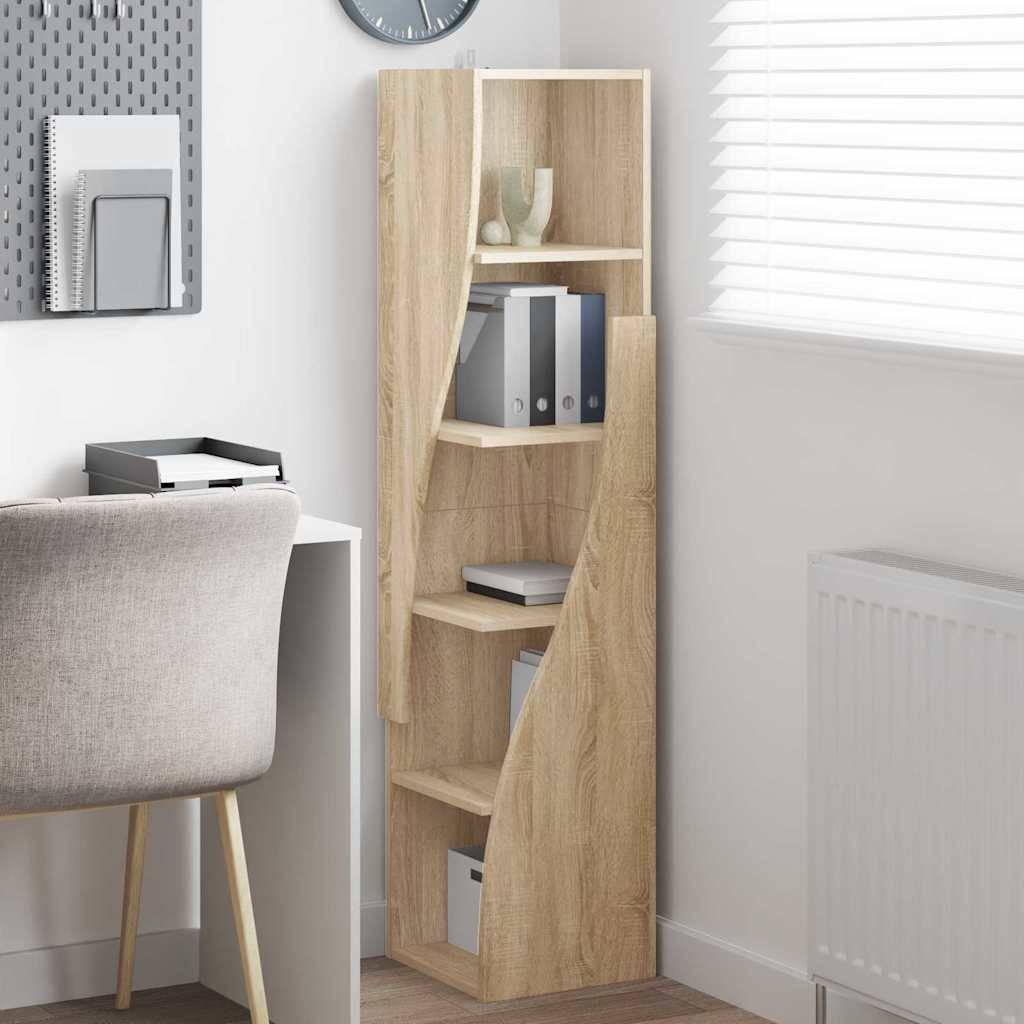 vidaXL Eckschrank Sonoma-Eiche 32x32x140cm Holzwerkstoff