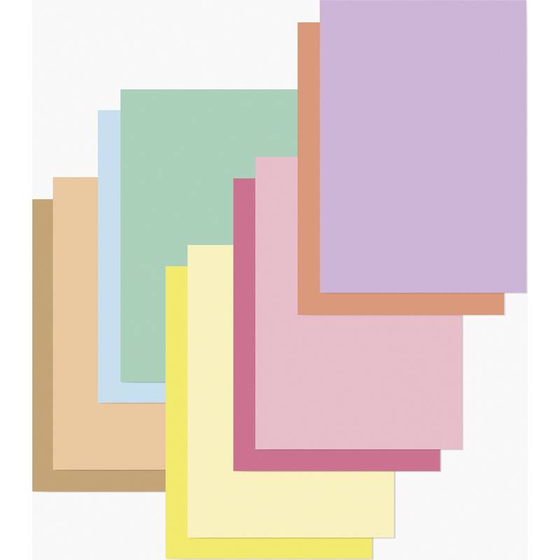 folia Tonpapier- und Fotokarton-Block PASTEL, A6, 60 Blatt