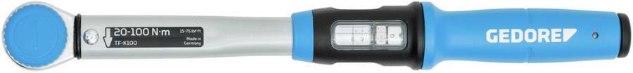 Drehmomentschlüssel TORCOFIX 2.0 TF 3278379 Anzugswert 20 - 100 Nm Antriebsvierkant 1/2`` Länge 400,0 mm Skaleneinteilun