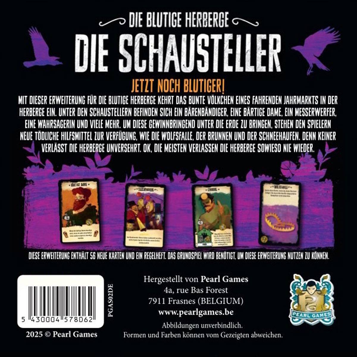 Pearl Games Die Blutige Herberge: Die Schausteller - Erweiterung