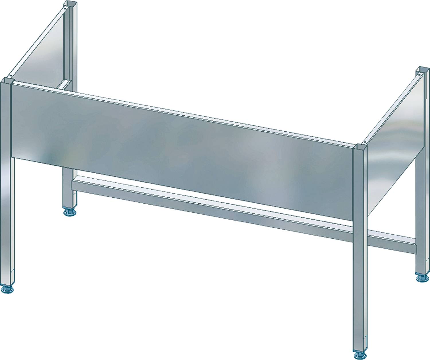 KWC AR Untergestell, MAXIMA, Edelstahl, 1980x850x550 mm