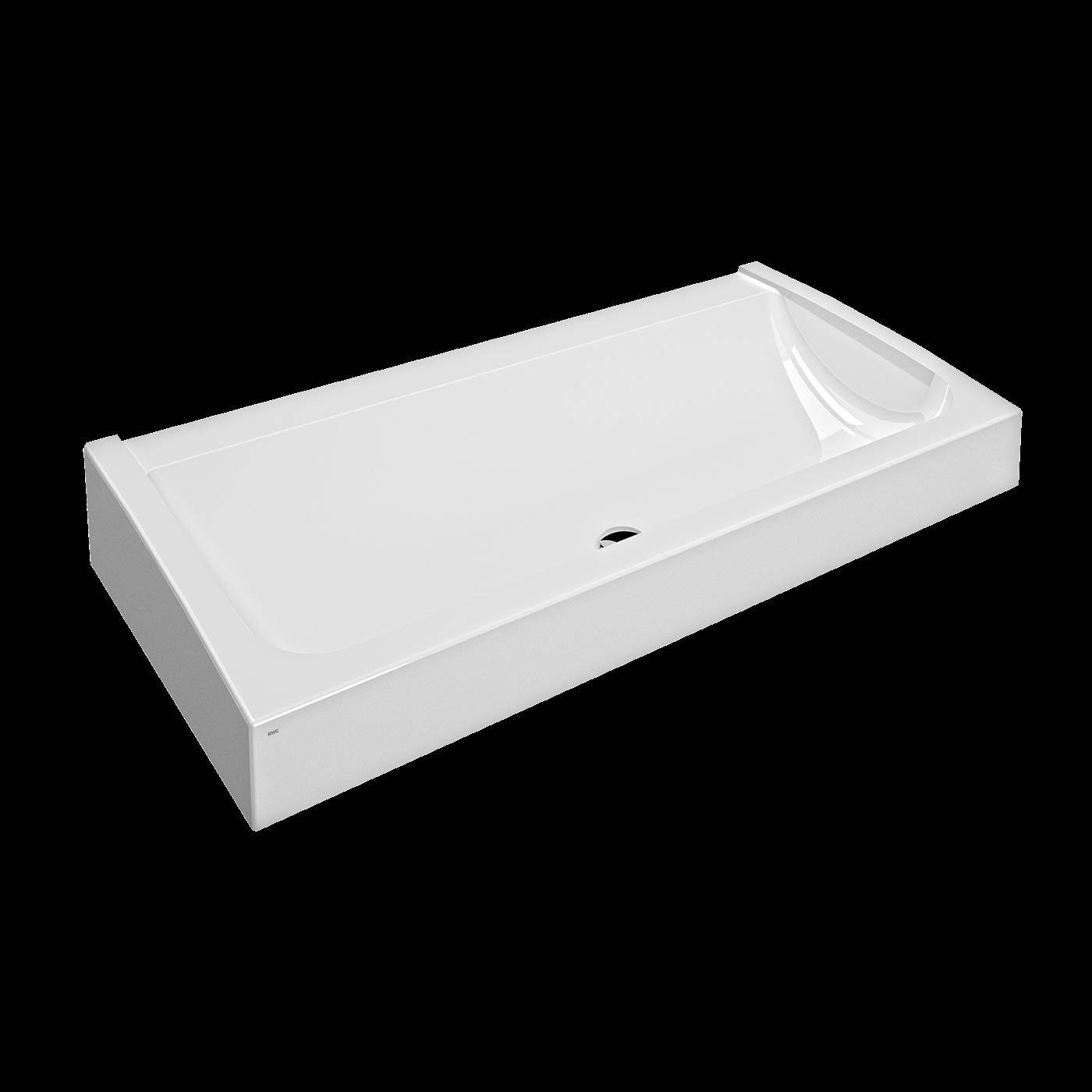 KWC Waschrinne, FUTURA Exklusiv, MIRANIT, 1400x170x570 mm, Ablaufventil