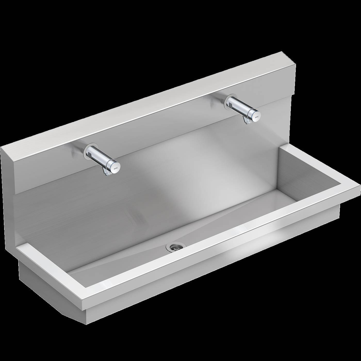 KWC Waschplatzeinheit, PLANOX, Edst, 1200x530x440 mm, 2xWandventil Hydr
