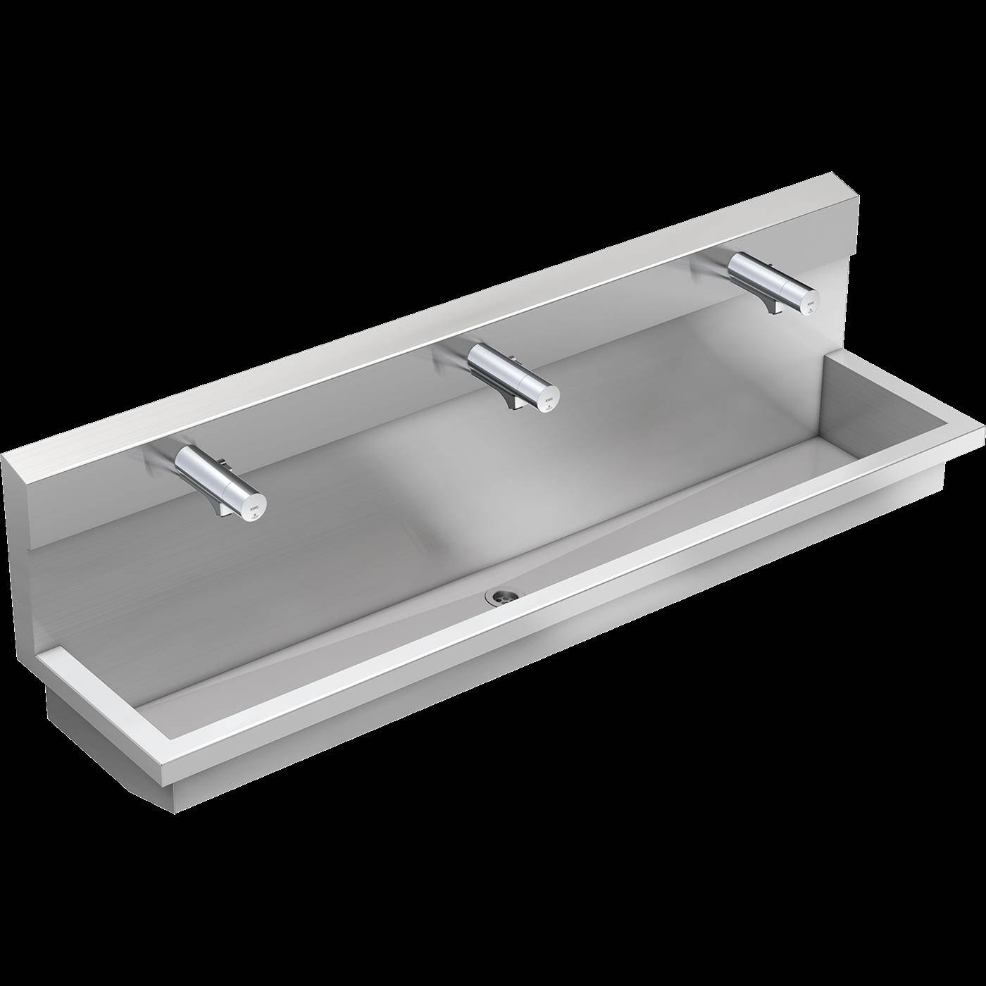 KWC Waschplatzeinheit, PLANOX, Edst, 1800x530x440 mm, 3xMBatt. Elektronisch