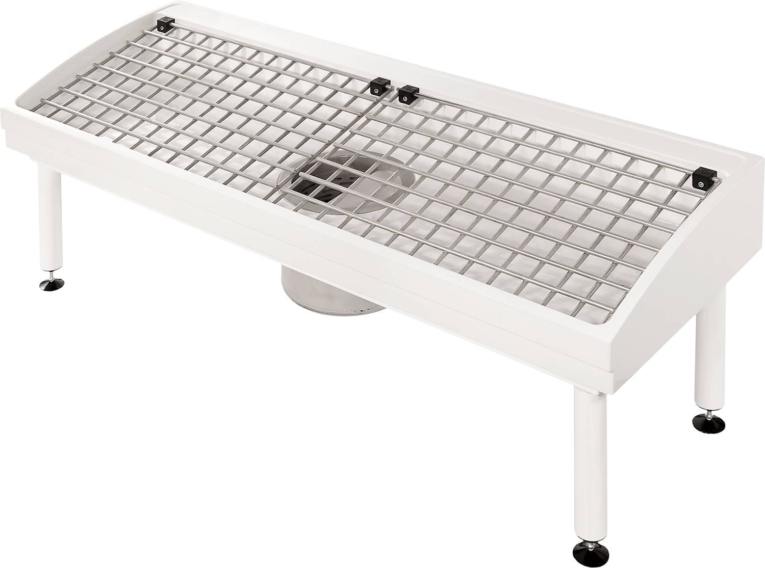 KWC AR Stiefelreinigungsanlage, SIRIUS, MIRANIT, 1400x500x510 mm, Siphon, 2 Pl.