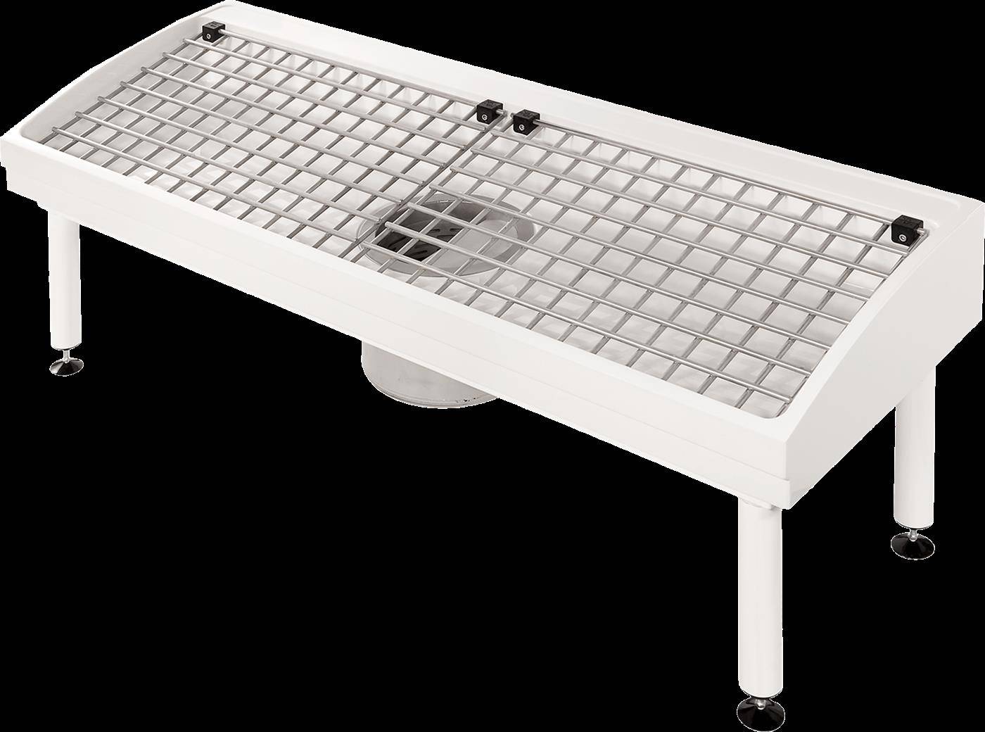 Système de nettoyage de bottes KWC, SIRIUS, MIRANIT, 1400x500x510 mm, 2 places