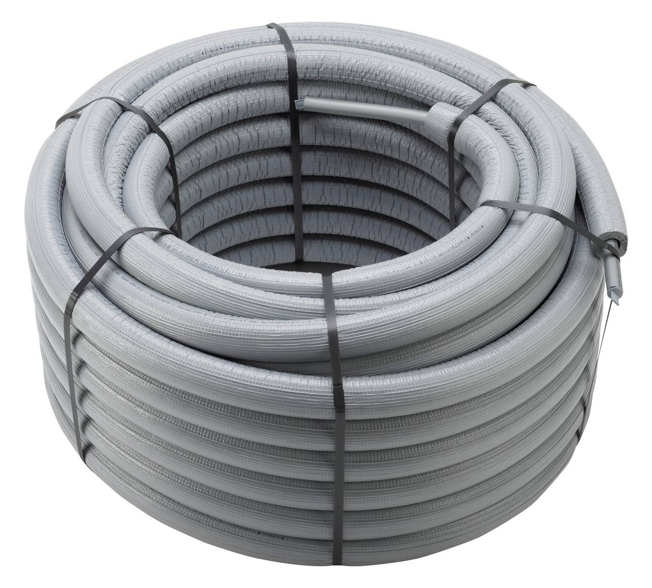 Viega Rohr Raxofix mit 13 mm Dämmung 20x2,8mm, Länge 50 Meter Rolle