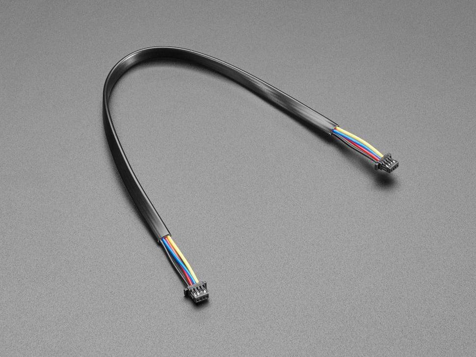 Adafruit JST-SH 4-Pin Kabel, 1 mm Pitch, für STEMMA QT und Qwiic, I2C, GND, SDA, SCL, 3,3 V - Länge: 200mm