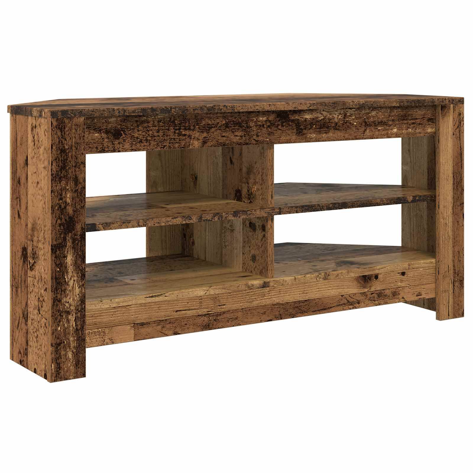 vidaXL EckTVSchrank Altholz 102 x 40,5 x 45 cm Holzwerkstoff