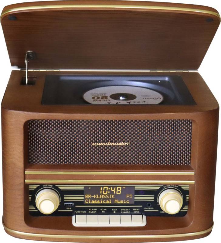 Soundmaster DAB+/UKW Nostalgieradio NR961 Holzfurnier