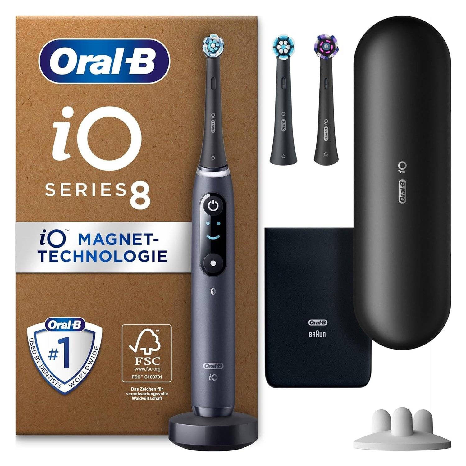Oral-B iO Series 8 Plus Edition elektrische Zahnbürste black onyx