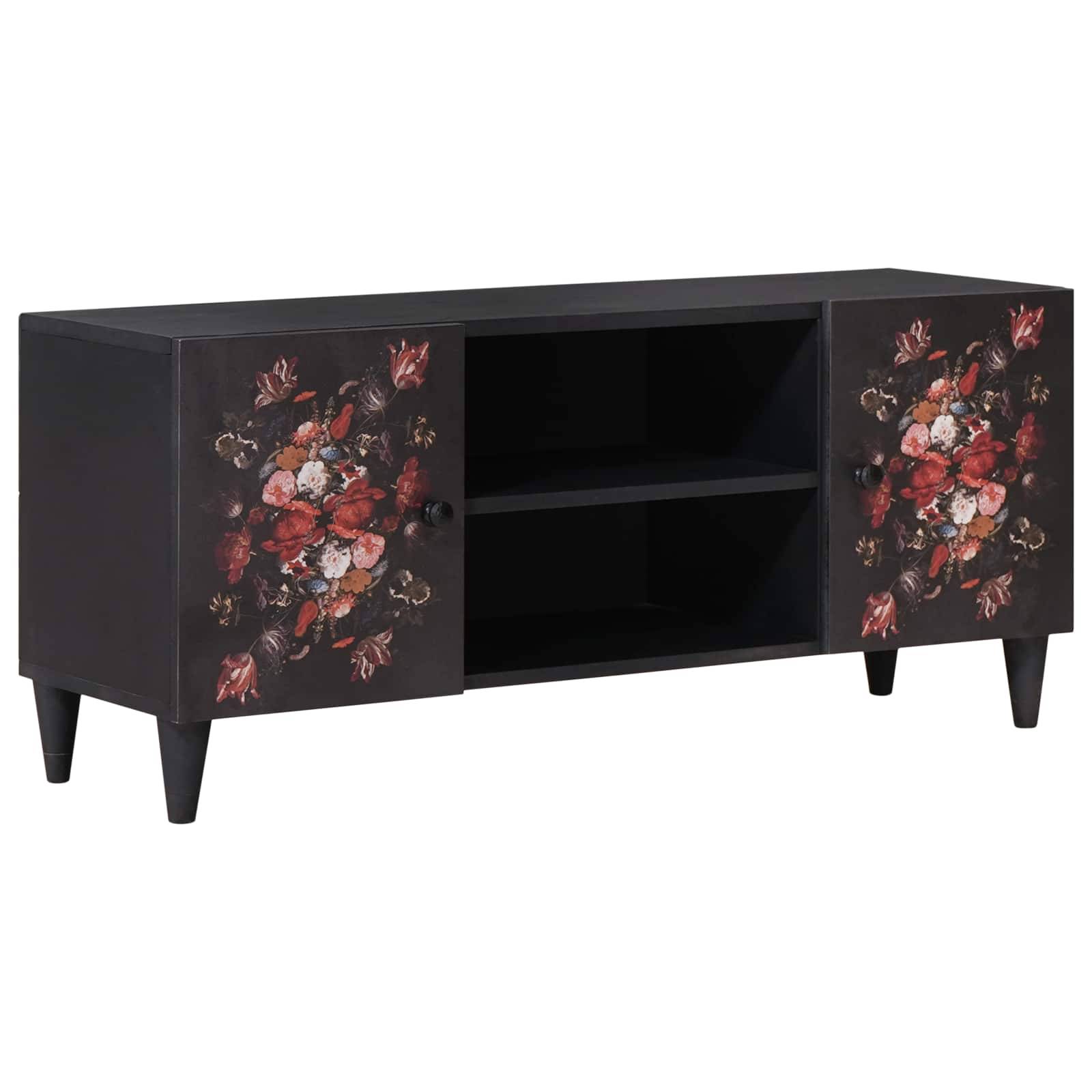 vidaXL Stauraumschränke Mehrfarbig 105 x 33,5 x 46 cm Massivholz Mango
