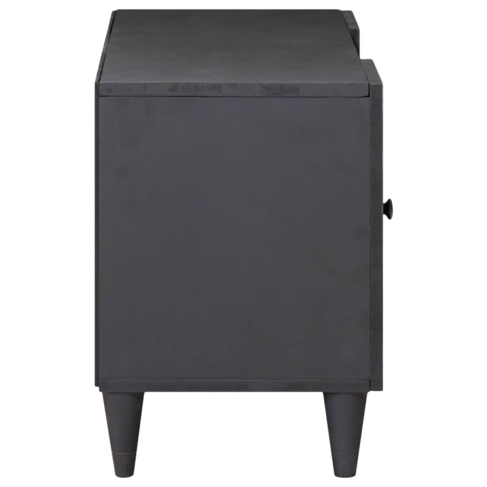 vidaXL Stauraumschränke Mehrfarbig 105 x 33,5 x 46 cm Massivholz Mango