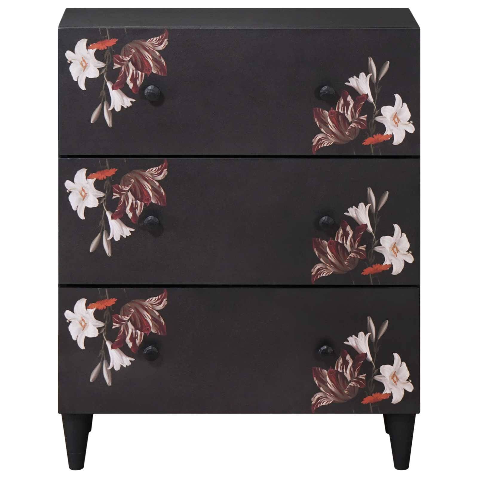 vidaXL Stauraumschränke Mehrfarbig 60 x 33,5 x 75 cm Massivholz Mango