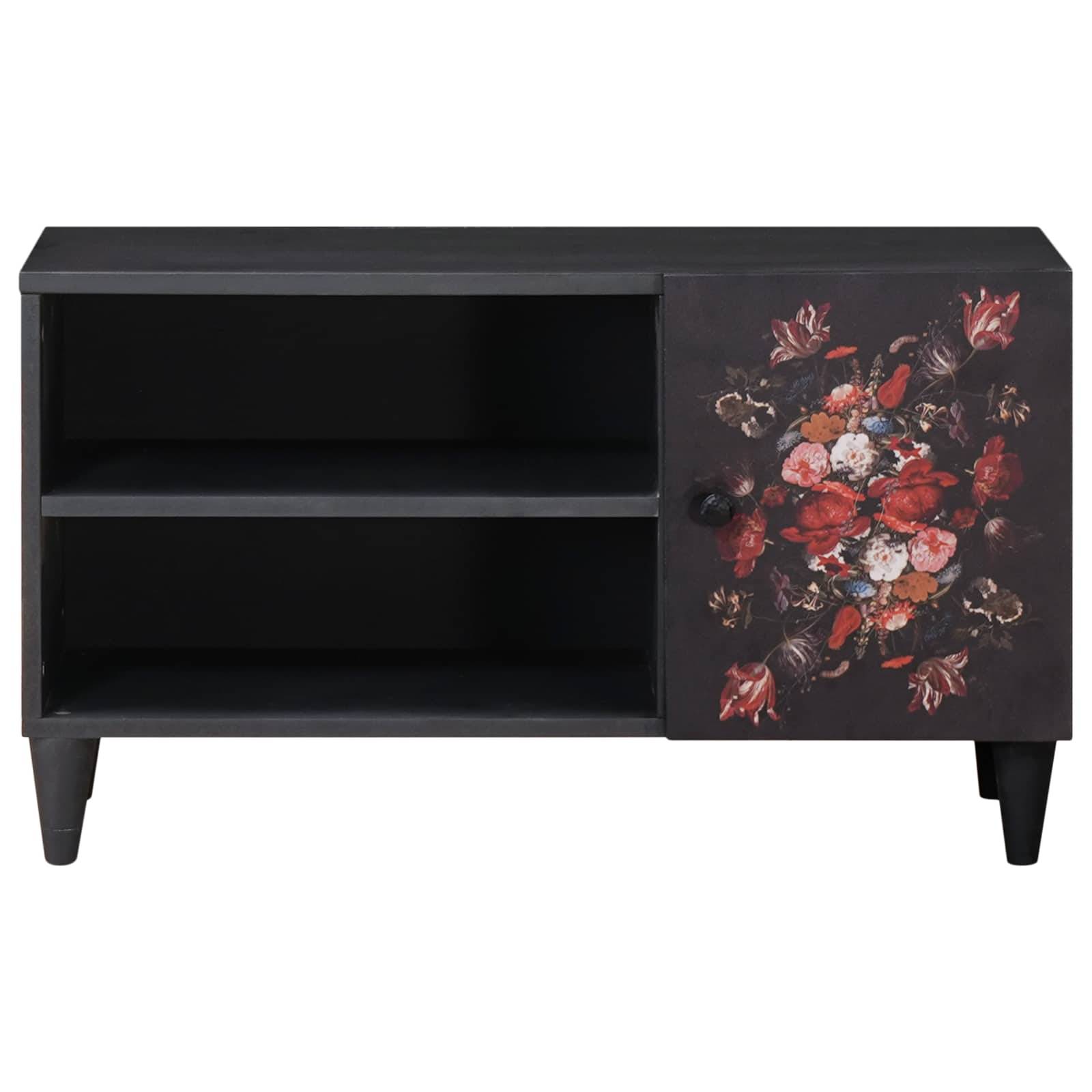 vidaXL Stauraumschränke Mehrfarbig 80 x 31,5 x 46 cm Massivholz Mango