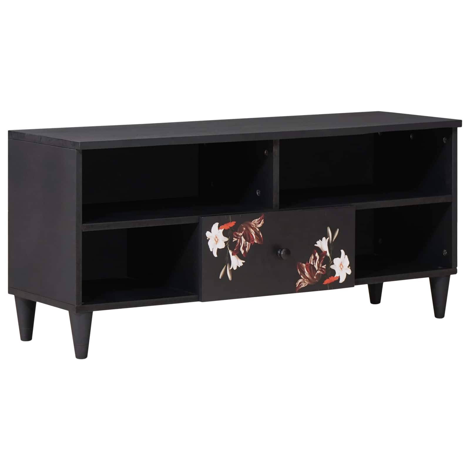 vidaXL Stauraumschränke Mehrfarbig 100 x 33,5 x 46 cm Massivholz Mango