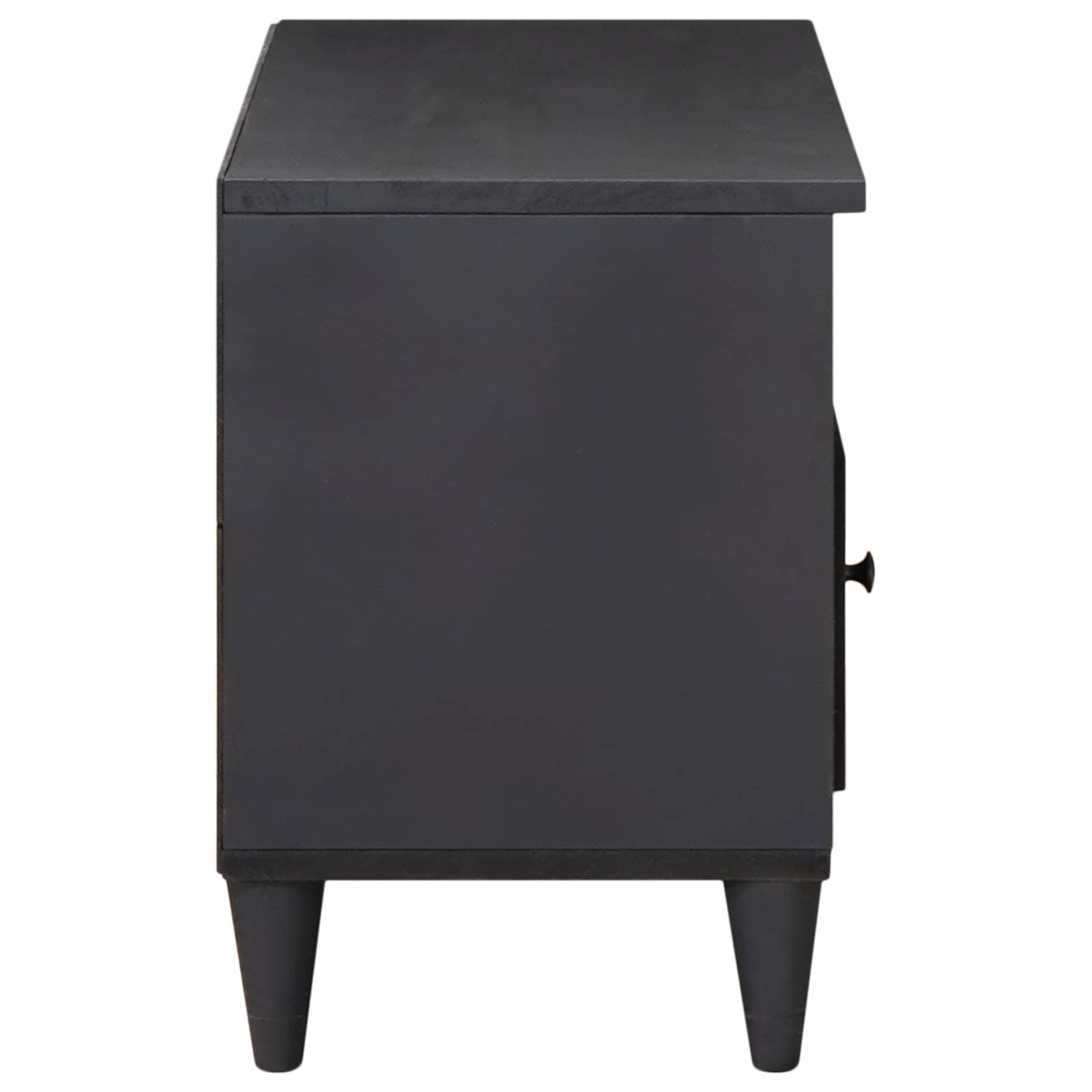 vidaXL Stauraumschränke Mehrfarbig 100 x 33,5 x 46 cm Massivholz Mango