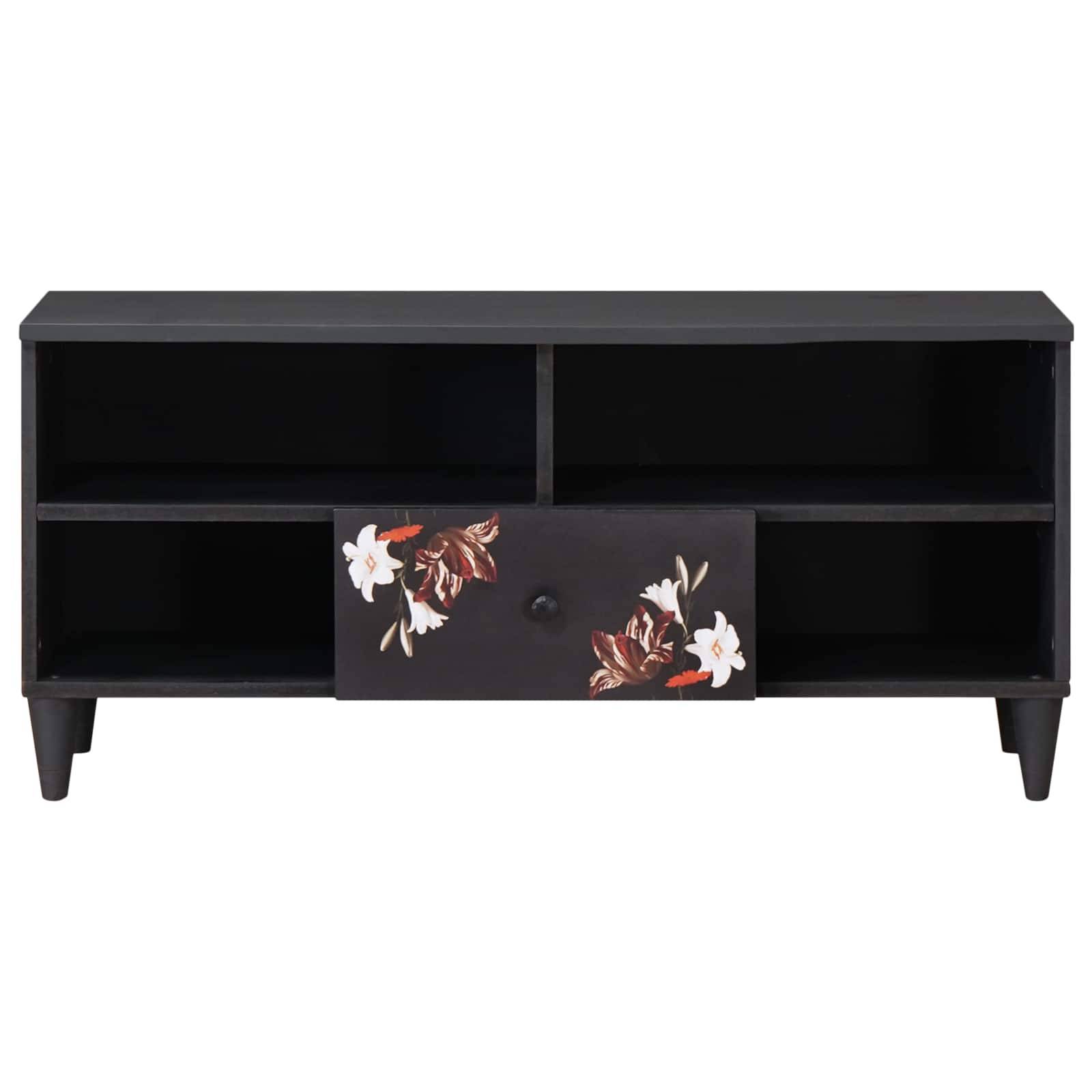 vidaXL Stauraumschränke Mehrfarbig 100 x 33,5 x 46 cm Massivholz Mango