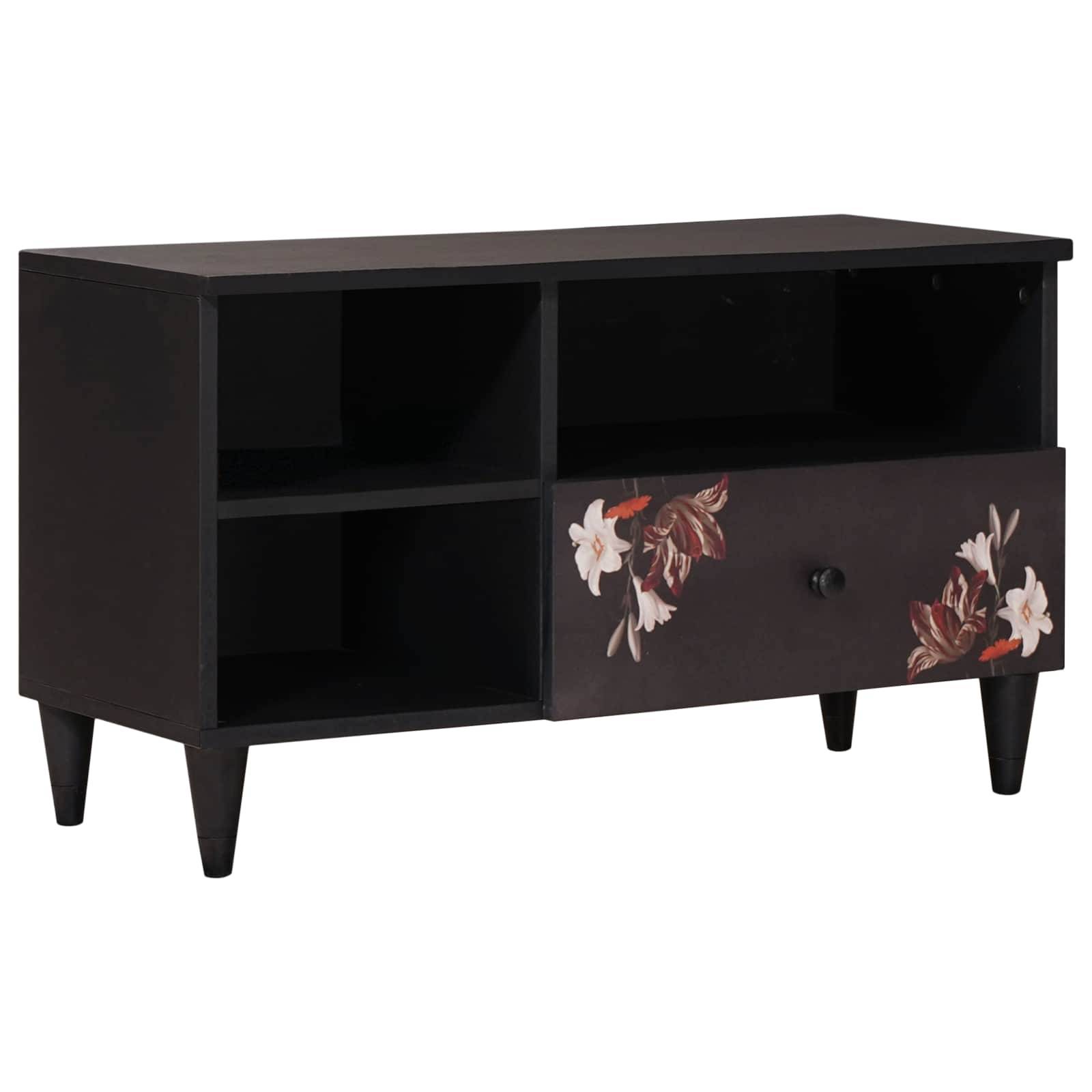 vidaXL Stauraumschränke Mehrfarbig 80 x 33,5 x 46 cm Massivholz Mango