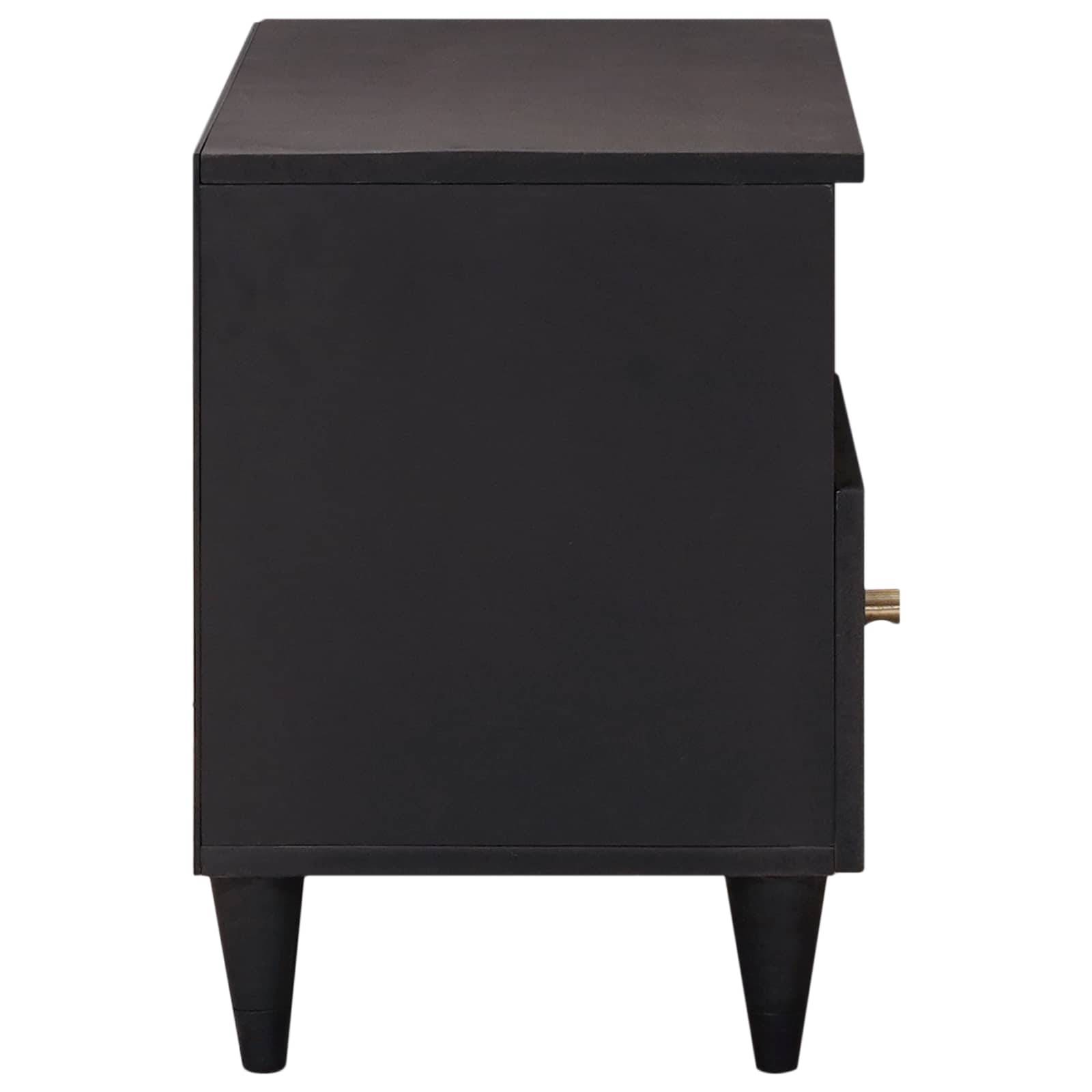 vidaXL Stauraumschränke Mehrfarbig 80 x 33,5 x 46 cm Massivholz Mango