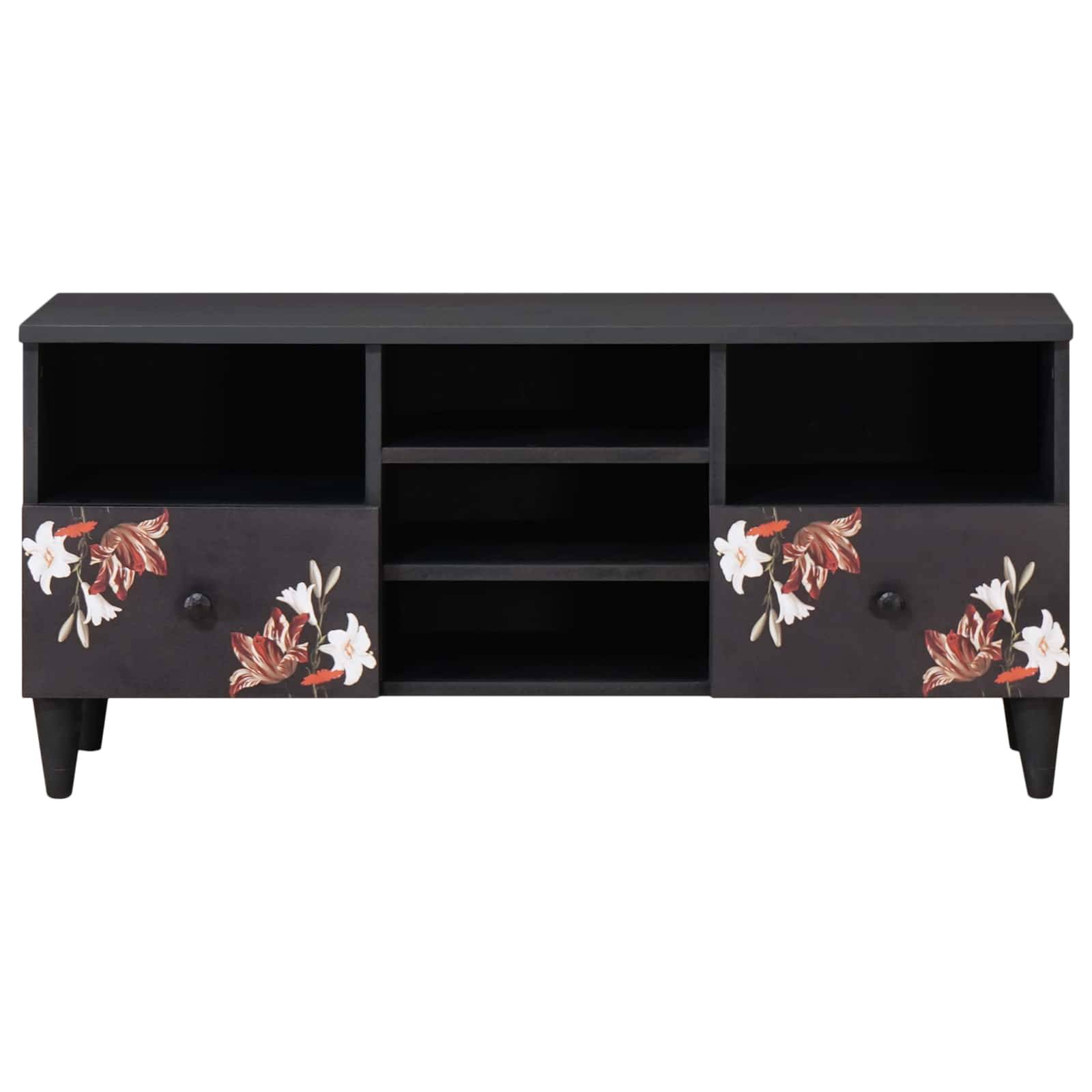 vidaXL Stauraumschränke Mehrfarbig 100 x 33,5 x 46 cm Massivholz Mango