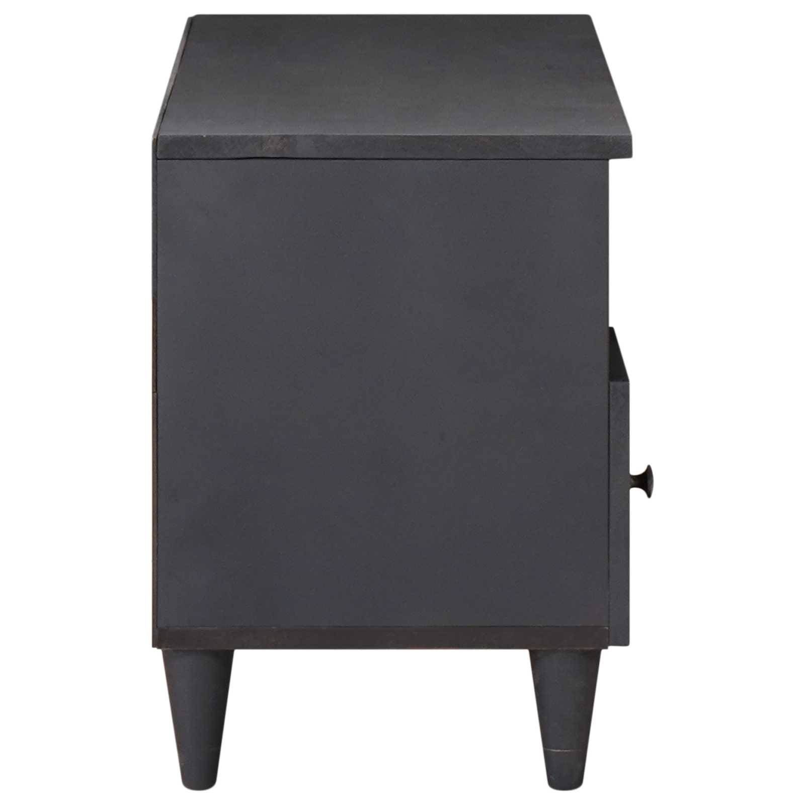 vidaXL Stauraumschränke Mehrfarbig 100 x 33,5 x 46 cm Massivholz Mango