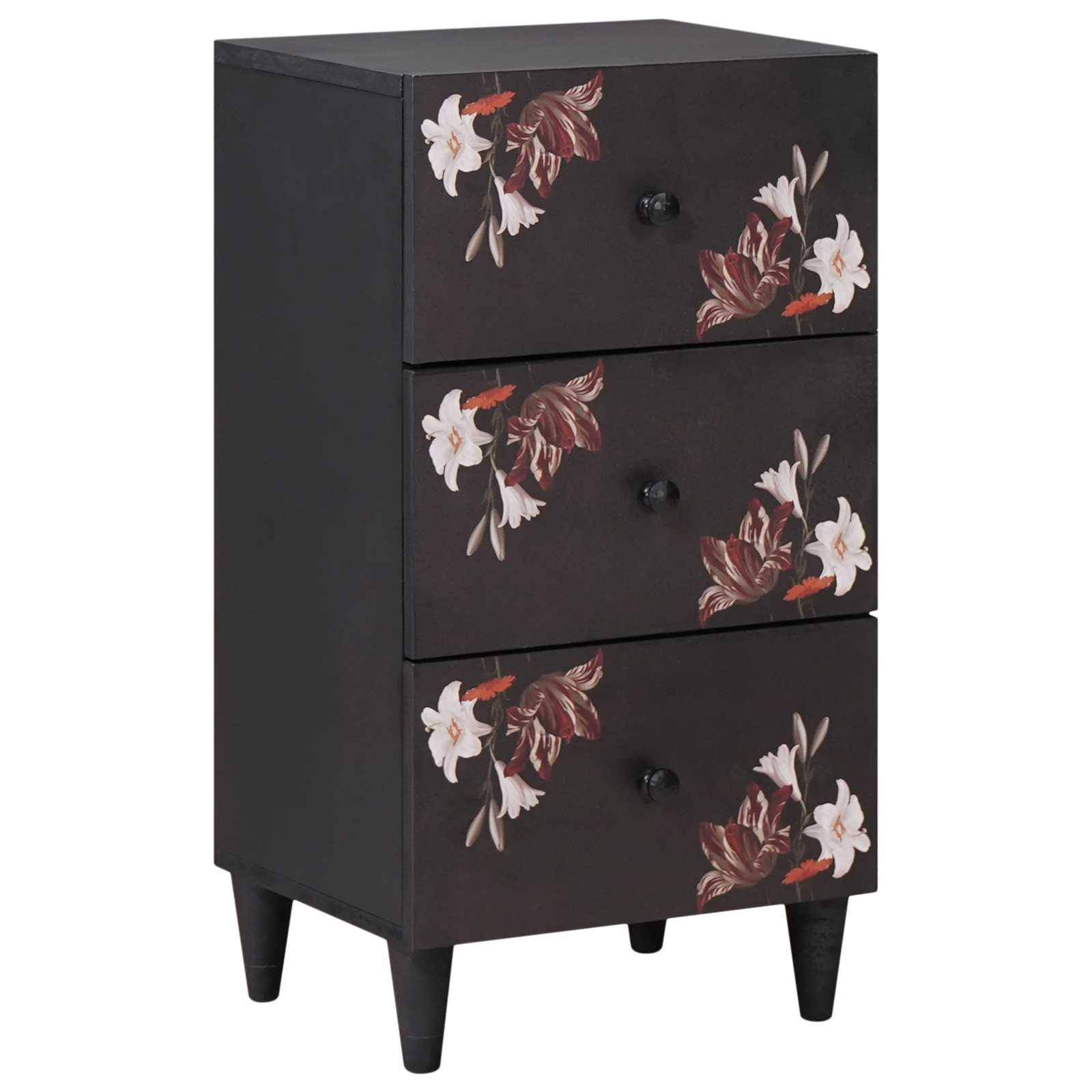 vidaXL Stauraumschränke Mehrfarbig 40 x 33,5 x 75 cm Massivholz Mango