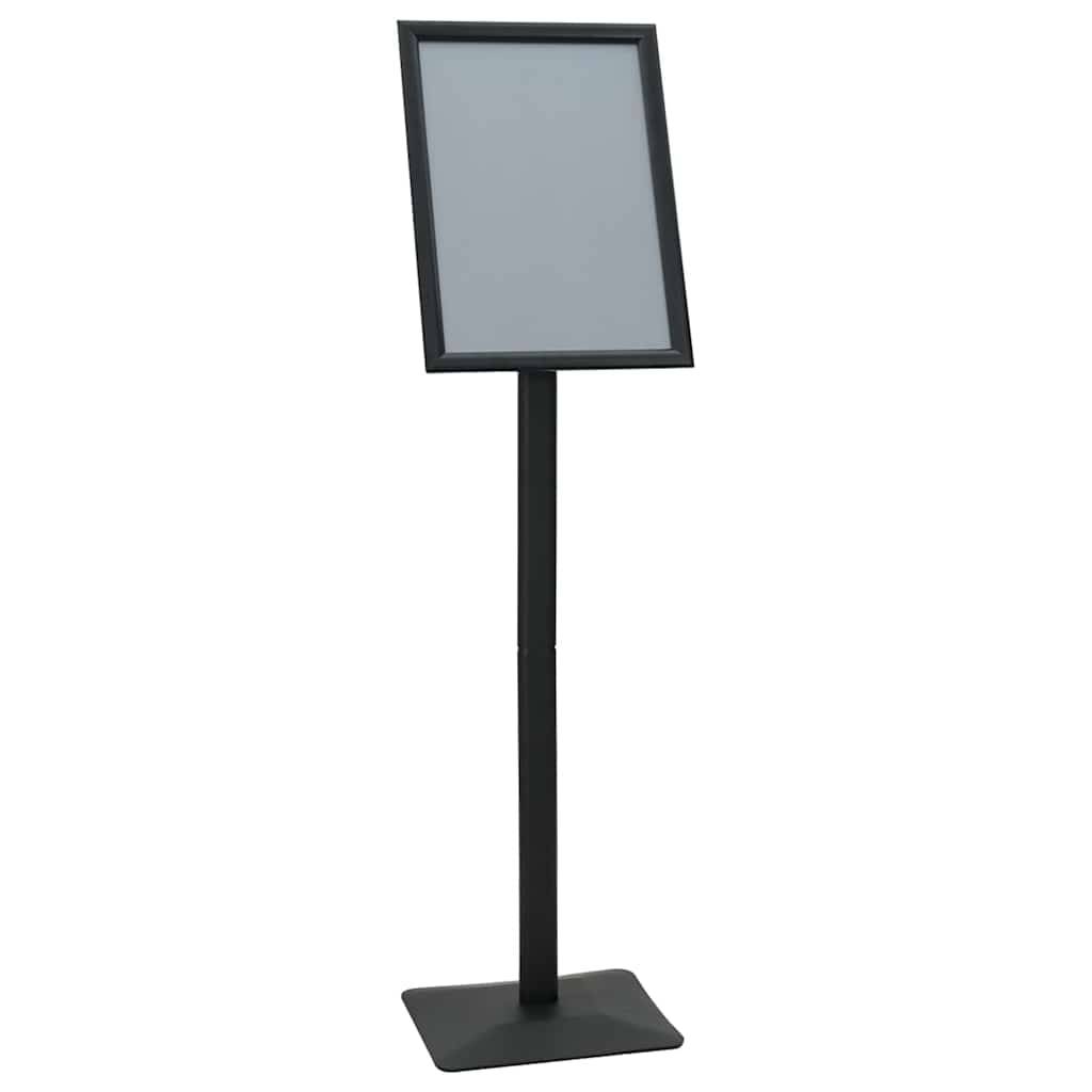 vidaXL Podest-Posterständer Silber A3 Gusseisen