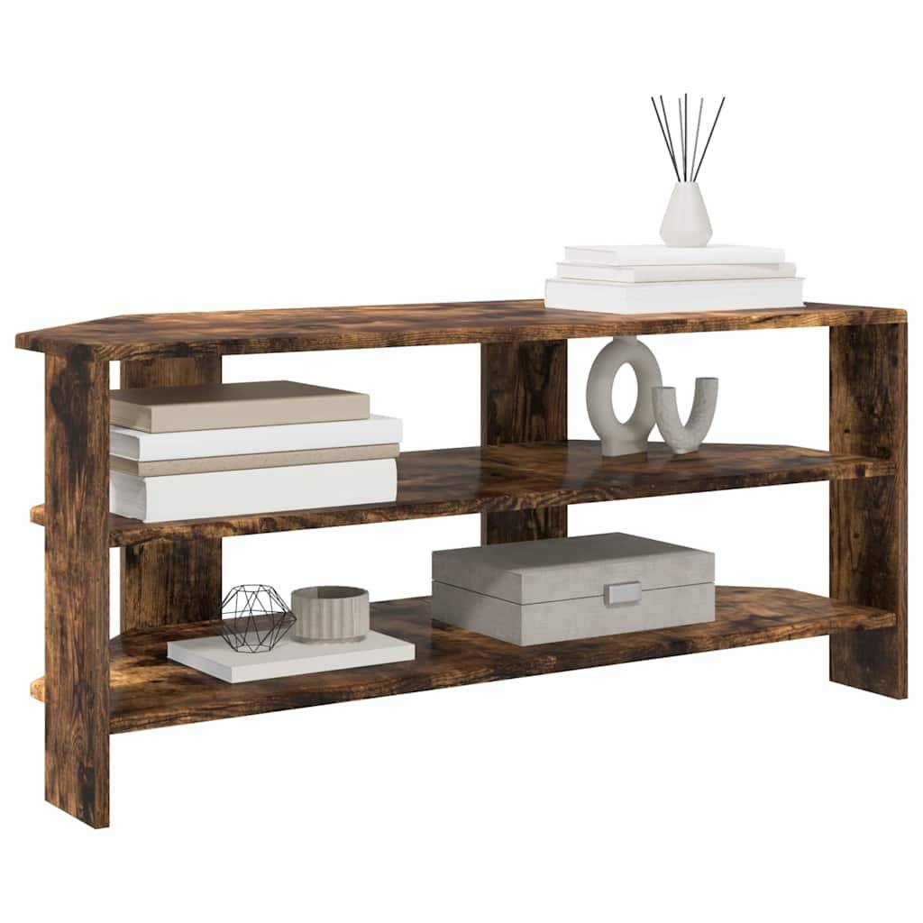 vidaXL EckTVSchrank Geräucherte Eiche 102x40,5x45cm Holzwerkstoff