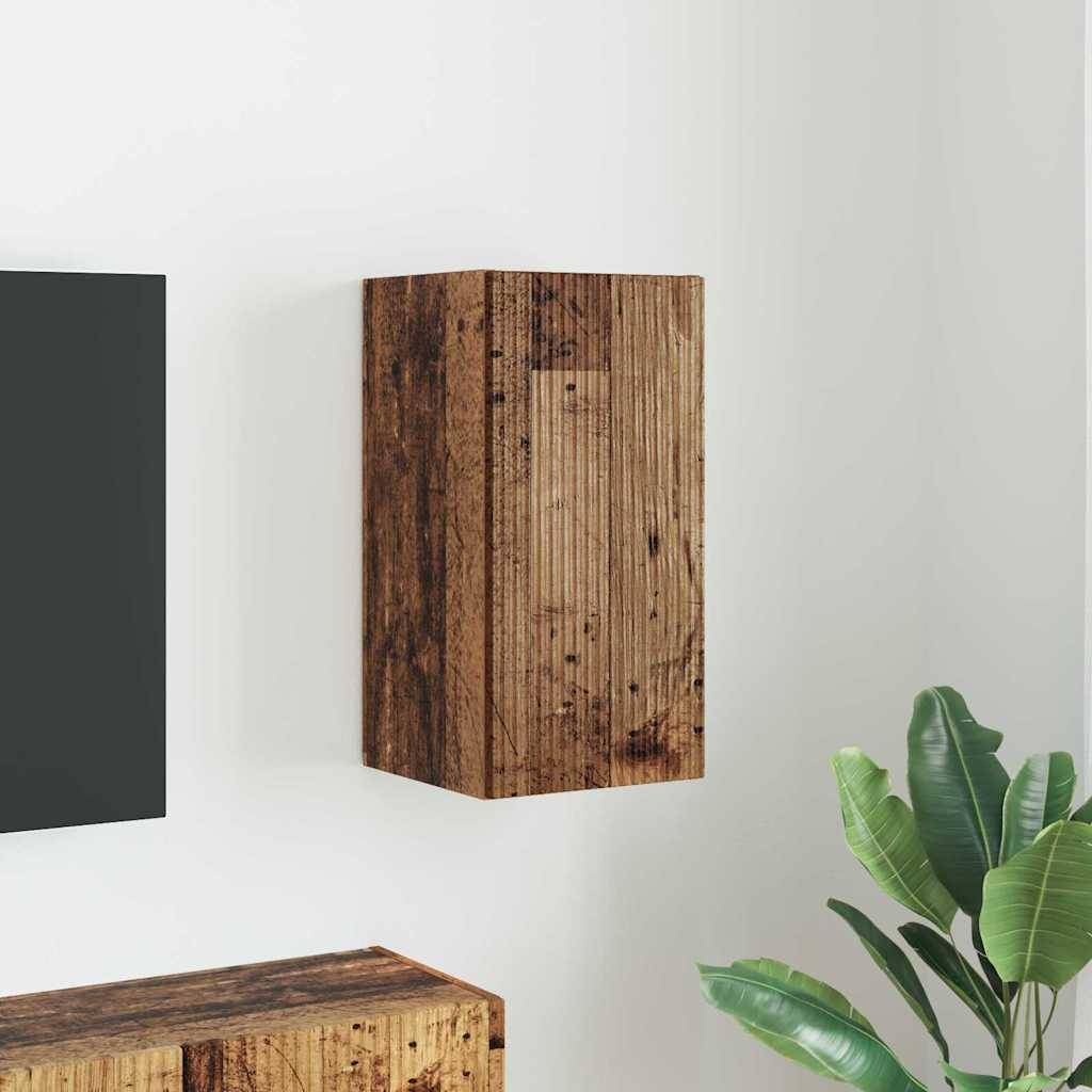 vidaXL TV-Wandschrank Altholz 30 x 31 x 60 cm Holzwerkstoff
