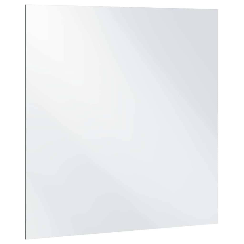 vidaXL Wandspiegel Quadratisch 40 x 40 cm Gehärtetes Glas