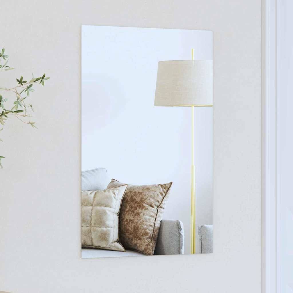 vidaXL Wandspiegel Rechtwinklig 40 x 60 cm Gehärtetes Glas