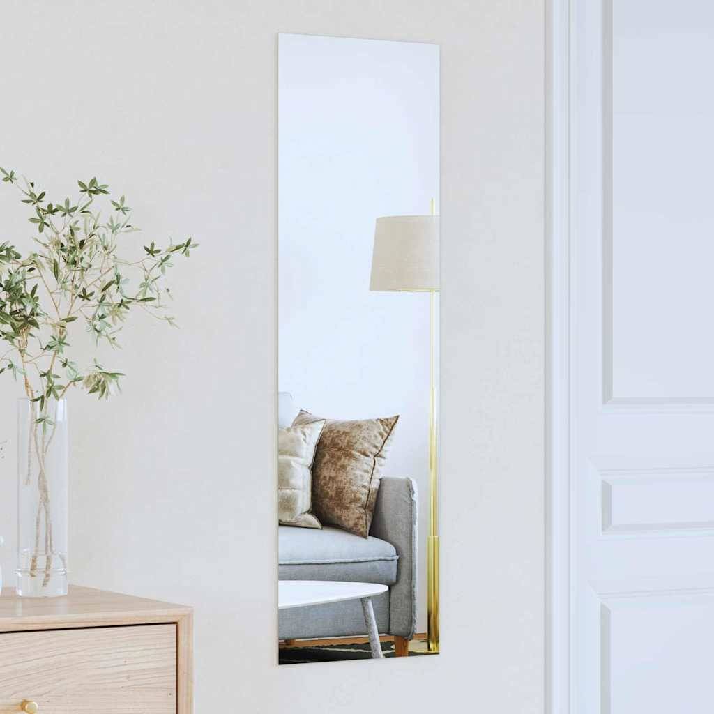 vidaXL Wandspiegel Rechtwinklig 30 x 100 cm Gehärtetes Glas