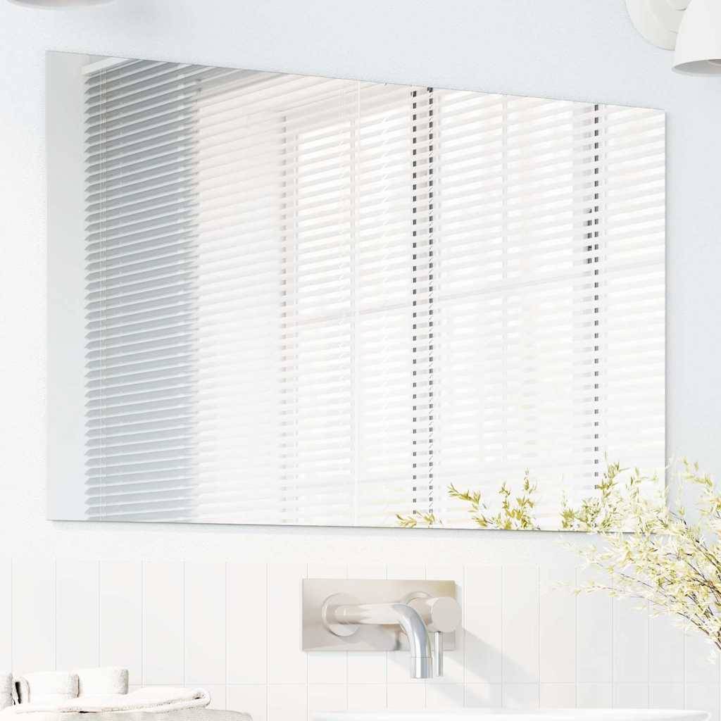 vidaXL Wandspiegel Rechtwinklig 50 x 80 cm Gehärtetes Glas
