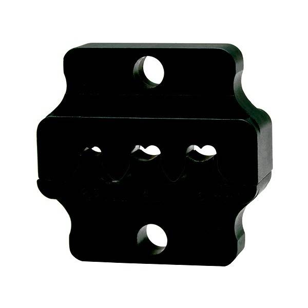 Eine schwarze Kabelbefestigung mit zwei Befestigungslöchern zur sicheren Anbringung, die entwickelt wurde, um mehrere Kabel übersichtlich zu halten und Verwicklungen zu verhindern.