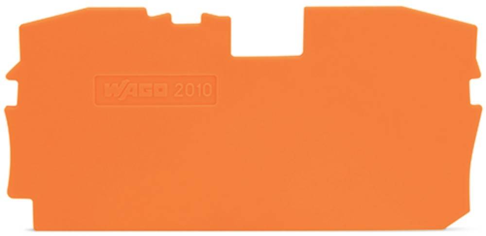 Ein orangefarbener LEGO-Stein mit dem Aufdruck 