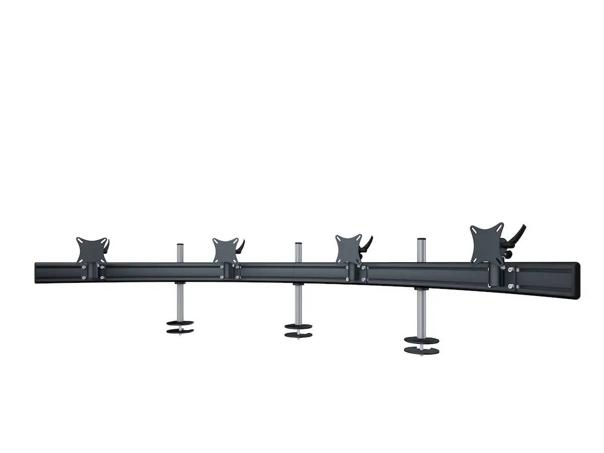 Para System Monitorhalterung für 4 Monitore Einbauadapter mit Kabelauslass (MA) 4er - 25''-32''