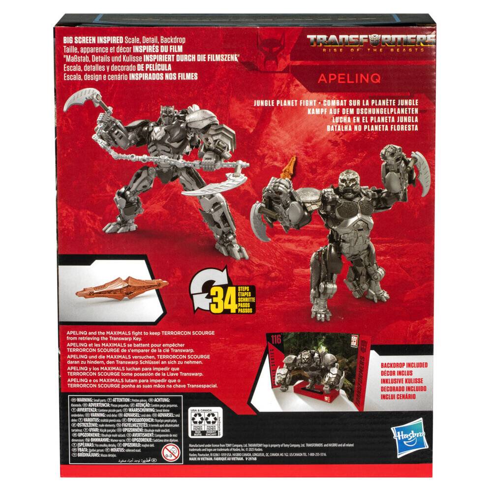 Transformers Rise of the Beast Studio Serie Apeling Figur 21,6cm