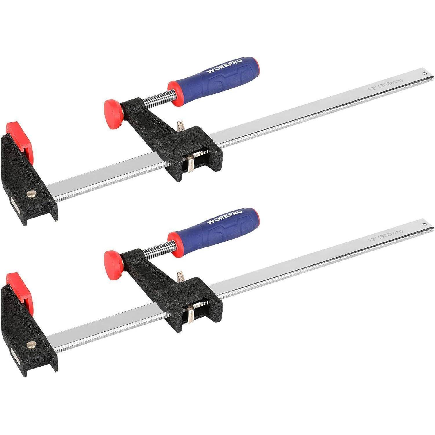 Schraubzwingen 2 Spannkraft272kg Maultiefe80mm QuickRelease 300mm
