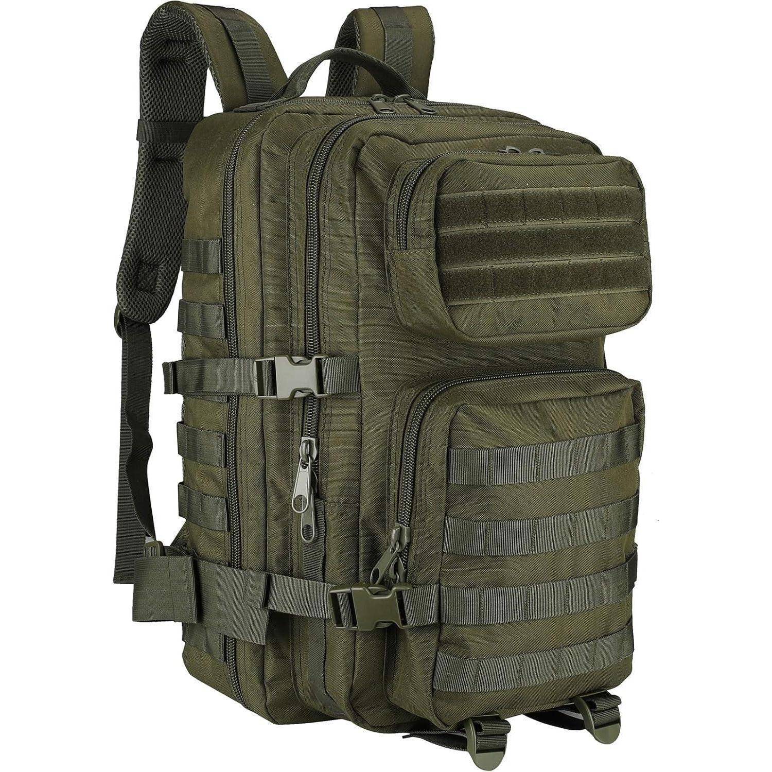 Rucksack 40L Militär taktisch Assault Pack Wandern Camping Grün