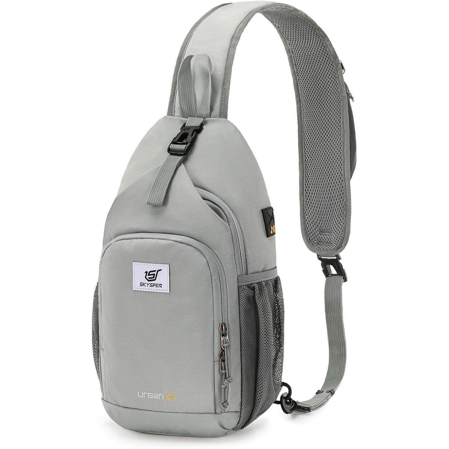 Brusttasche Sling Crossbody Herren Damen Outdoor Urbnax7 salbeigrün